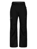 Spodnie narciarskie - Haglöfs Spodnie narciarskie "Gondol" w kolorze czarnym - miniaturka - grafika 1