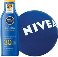 Balsamy i kremy do opalania - Nivea Protect & Moisture SPF30 Balsam + Piłka Plażowa - miniaturka - grafika 1
