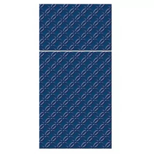 PAW Kieszonka na sztućce &quot;Modern Inspiration&quot; granatowa PAW 40 cm 16 szt PWSDP100005 - Dekoracje i nakrycia stołu na imprezę - miniaturka - grafika 1
