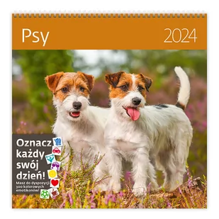 Kalendarz 2024 30x30 Psy HELMA - Kalendarze - miniaturka - grafika 1