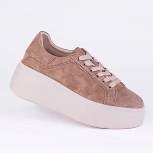 Półbuty sportowe damskie GOODIN GD-LX1072 skóra nubuk brąz platforma 40 - Półbuty damskie Półbuty sportowe damskie GOODIN GD-LX1072 skóra nubuk brąz platforma 40 - Półbuty damskie - miniaturka - grafika 1