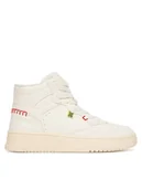 Buty dla dziewczynek - Geox Sneakersy J Lestrella J56NLA 000BC C1000 D Biały - miniaturka - grafika 1