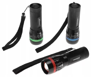 Tiross LATARKA 1 LED ZOOM METAL TS-1177 3XAAA LT14 - Latarki - miniaturka - grafika 1