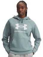 Bluzy damskie - Under Armour Bluza polarowa w kolorze błękitnym - miniaturka - grafika 1