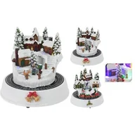 Ozdoby bożonarodzeniowe - Miasteczko 6 LED mix 2 wzorów kolorowe światło - miniaturka - grafika 1