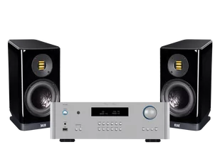 Rotel RA-1572 MK II (srebrny) + Vela BS403 (czarny) - Zestawy stereo - miniaturka - grafika 1