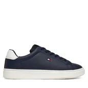 Buty dla chłopców - Sneakersy Tommy Hilfiger T3X9-34350-1355 S Granatowy - miniaturka - grafika 1