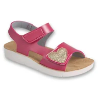 Buty dla dziewczynek - Befado obuwie dziecięce 068Y009 różowe - miniaturka - grafika 1