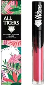 Błyszczyki do ust - All Tigers Natural &amp; Vegan Gloss 601 Silence The Critics 8 ml (3701243206019) - miniaturka - grafika 1