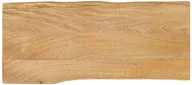 Stoły - vidaXL Blat stołu, 80x40x2,5 cm, naturalna krawędź, lite drewno mango - miniaturka - grafika 1