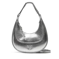 Torebki damskie - Torebka PINKO Brioche Hobo Mini AI 24-25 PLTT 101433 A204 Srebrny - miniaturka - grafika 1