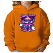 Bluzy dla dziewczynek - BLUZA DZIECIĘCA Z KAPTUREM 67 SIX SEVEN VIRAL 122-128 DLA DZIECKA PREZENT - miniaturka - grafika 1