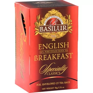 BASILUR BASILUR Herbata Specialty Classics English Breakfast w saszetkach 20x1,5g WIKR-1001174 - Kawa w kapsułkach i saszetkach - miniaturka - grafika 1