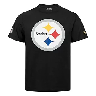 Koszulki męskie - New Era Pittsburgh Steelers T-Shirt -  XXXL czarny 11073655 - grafika 1