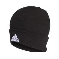 Czapki i chusty sportowe męskie - Czapka adidas Beanie FS9022 - czarna - miniaturka - grafika 1