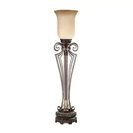 Lampy stojące - Elstead Stojąca LAMPA stołowa FE/CORINTHIA TL FEISS metalowa LAMPKA nocna brąz kremowy - miniaturka - grafika 1