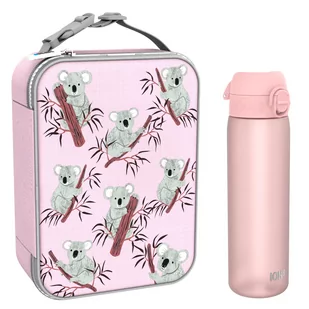 Szkolny zestaw śniadaniowy ION8 Koala. Lunchbag i bidon 500ml z RECYCLON - Survival - akcesoria - miniaturka - grafika 1