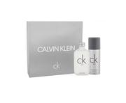 Zestawy perfum męskich - Calvin Klein SELEKTYWNA Zestaw prezentowy One (woda toaletowa 100ml+dezodorant spray 150ml) 611994 - miniaturka - grafika 1