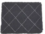 Legowiska dla psów - ZOLUX Posłanie izolujące dry bed z wzorem berberyjskim 75x95 cm kol. grafitowy - miniaturka - grafika 1