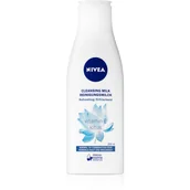 Mleczka do demakijażu - Nivea - Cleansing Milk Vitamin E Lotus - Łagodne mleczko oczyszczające z witaminą E i ekstraktem z kwiatu lotosu - 200 ml - miniaturka - grafika 1