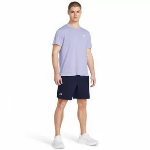 Męskie spodenki do biegania Under Armour UA Launch 7'' Short - granatowe - UNDER ARMOUR - Spodnie sportowe męskie - miniaturka - grafika 1