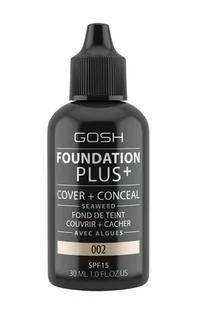 Gosh Podkład kryjąco korygujący 2w1 002 Ivory 30ml 5711914089696 - Podkłady do twarzy - miniaturka - grafika 1