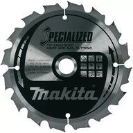 Tarcze do pił - Makita B-33118 piła tarczowa do cięcia drewna z gwoździami i sękami 190x30 mm 24 zęby T.C.T. Specialized - miniaturka - grafika 1