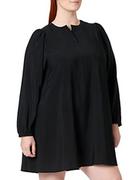 Sukienki - ONLY Women's ONLSANDY Life L/S sukienka NOOS PTM mini, czarna, L - miniaturka - grafika 1
