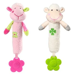 BABYONO BABYONO - 606 Piszczek z gryzakiem SWEET LAMBIE - Gryzaki dla dzieci - miniaturka - grafika 1
