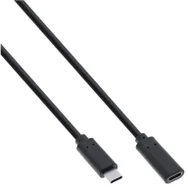 Kable USB - Przedłużacz USB-C MicroConnect, 2 m czarny, do synchronizacji i ładowania, szybkość 5 Gbs. 3A - miniaturka - grafika 1