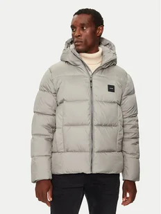 Calvin Klein Kurtka zimowa K10K113476 Szary Regular Fit - Kurtki męskie - miniaturka - grafika 1