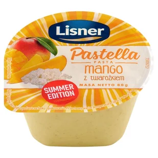Lisner Pastella Pasta mango z twarożkiem 80 g - Konserwy i dania rybne - miniaturka - grafika 1