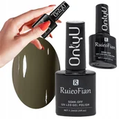 Olejki i oliwki do paznokci - Ciemna Oliwka Hybrydowy Lakier Do Paznokci Z Polyskiem Uv Onlyu/L072 - miniaturka - grafika 1