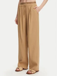Marella Spodnie materiałowe Fred 2513131085 Beżowy Wide Leg - Spodnie damskie - miniaturka - grafika 1