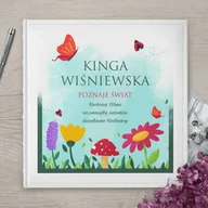 Albumy fotograficzne - Duży album na zdjęcia z nadrukiem dla dziewczynki z okazji narodzin - miniaturka - grafika 1