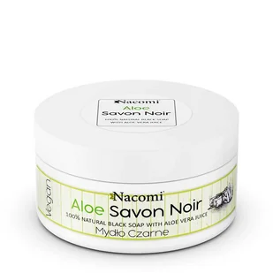 Nacomi Mydło Czarne Savon Noir Aloe 125g - Mydła - miniaturka - grafika 6
