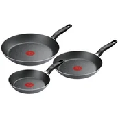 Zestawy garnków i patelni - Zestaw patelni TEFAL Only Cook B9289402 (3 elementy) - miniaturka - grafika 1