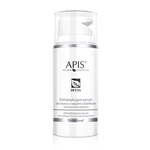 Apis Professional Detox Detoksykujące Serum do Twarzy z Węglem z Bambusa i Jonizowanym Srebrem, 100ml - Serum do twarzy - miniaturka - grafika 1