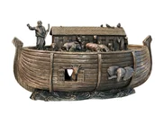 Pudełka i szkatułki - ARKA NOEGO CUDOWNA SZKATUŁKA, ZWIERZĄTKA JAK ŻYWE, SUPER PREZENT - miniaturka - grafika 1