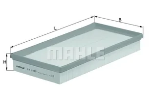 Filtr powietrza Mahle LX 1455 - Filtry powietrza - miniaturka - grafika 1