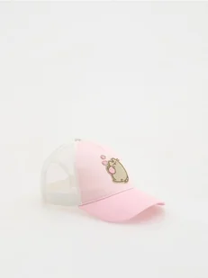 Reserved - Czapka z daszkiem Pusheen - różowy - Czapki damskie - miniaturka - grafika 1