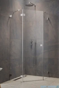 Radaway Essenza Ptj Brushed Nickel kabina pięciokątna 90x100cm lewa szczotkowany nikiel 1385010-91-01L/1385056-01-01 - Kabiny prysznicowe Radaway Essenza Ptj Brushed Nickel kabina pięciokątna 90x100cm lewa szczotkowany nikiel 1385010-91-01L/1385056-01-01 - Kabiny prysznicowe - miniaturka - grafika 1