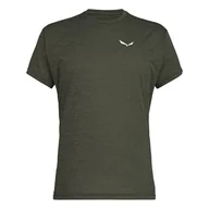 Koszulki męskie - Salewa Puez Melange Dry T-Shirt M, Faded Green Melange, 3XL - miniaturka - grafika 1