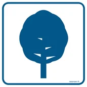 Systemy ekspozycyjne i znaki informacyjne - RA094 DRZEWA LIŚCIASTE, PN - PŁYTA PCV 1MM; (300X300MM) - miniaturka - grafika 1