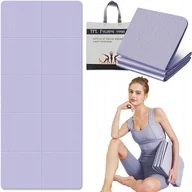 Torby podróżne - Mata do ćwiczeń Piankowa 4mm LeapBeast 183 x 61cm Fiolet torba podróżna - miniaturka - grafika 1