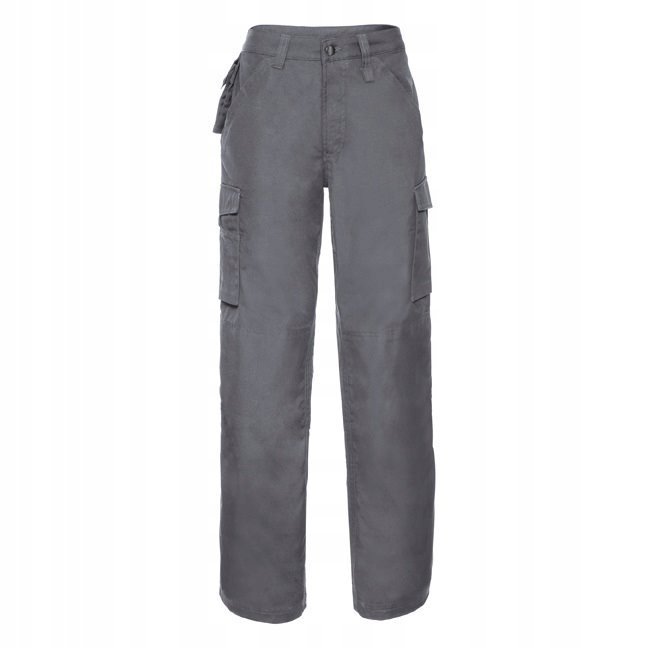Spodnie Heavy Duty z kieszeniami wzmocnione Konwojowy Szary r. BR