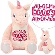 Maskotki i pluszaki - Miś Przytulanka Jednorożec ALL OF ME LOVES YOU Wz - miniaturka - grafika 1