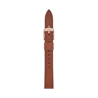 Paski - Fossil Pasek do zegarka damski 14 mm LiteHide skóra brązowa, S141213, brązowy, 14 mm, Casual - miniaturka - grafika 1