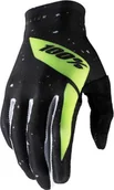 Rękawiczki rowerowe - 100% Rękawiczki 100% CELIUM Glove black fluo yellow roz. L długość dłoni 193-200 mm NEW - miniaturka - grafika 1