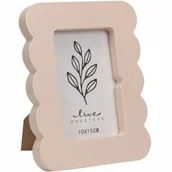 Ramki na zdjęcia - Ramka na zdjęcie z falowanym brzegiem BASE, 16 x 2,2 x 20,8 cm - miniaturka - grafika 1
